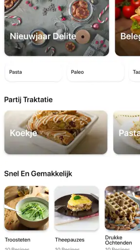 Kookboek recepten screenshot