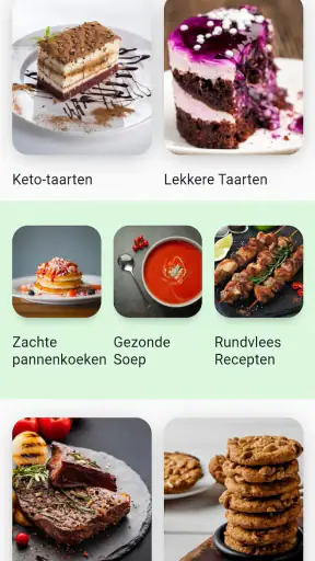 Kookboek recepten screenshot