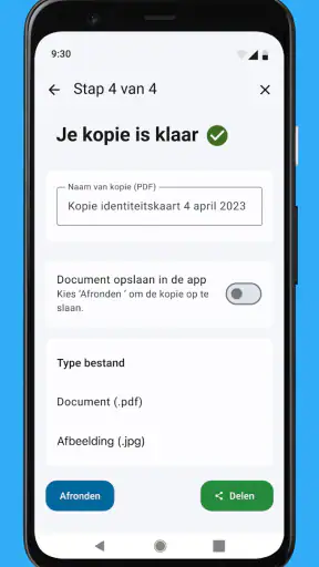 KopieID screenshot