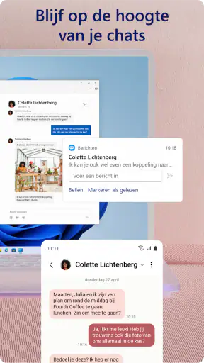 Koppelen met Windows screenshot