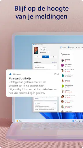 Koppelen met Windows screenshot