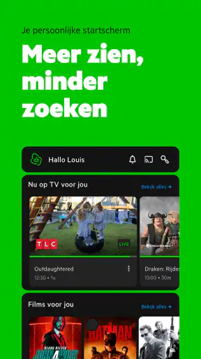 KPN TV+ App screenshot