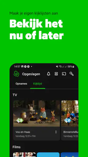 KPN TV+ App screenshot