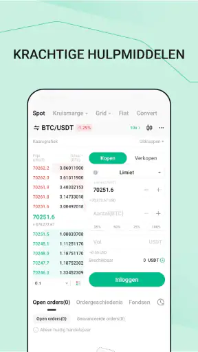 KuCoin: koop Bitcoin en crypto screenshot