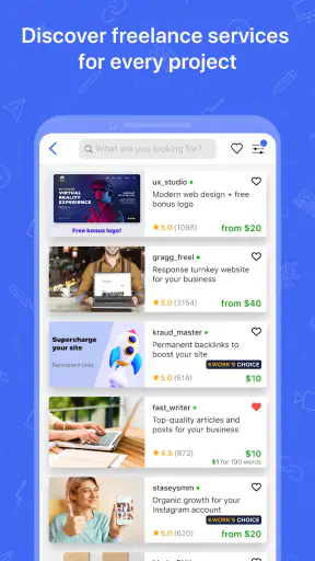 Kwork screenshot