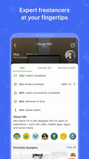 Kwork screenshot
