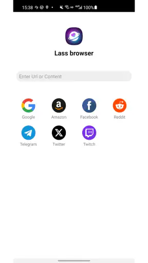 Lass Browser screenshot