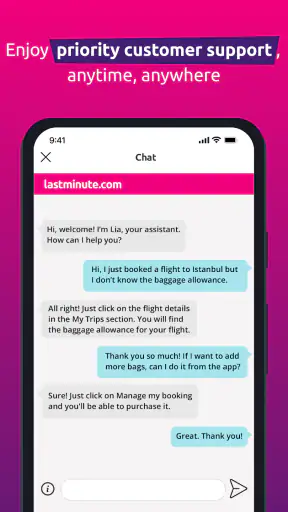 lastminute.com: holiday deals screenshot