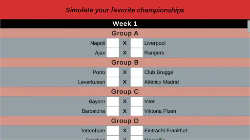 League Table Creator PRO screenshot