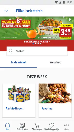 Lidl-Shop screenshot