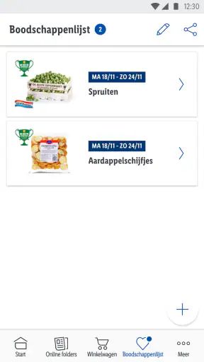 Lidl-Shop screenshot
