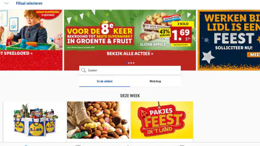 Lidl-Shop screenshot