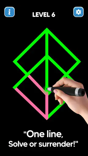 Lijntekening: No lift screenshot