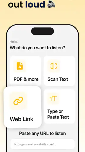 Listen AI: Text to Speech screenshot