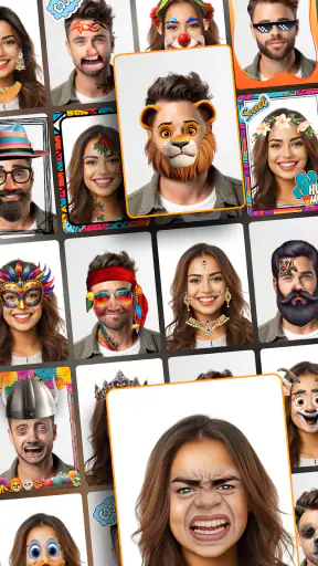 Live Funny Face Camera screenshot