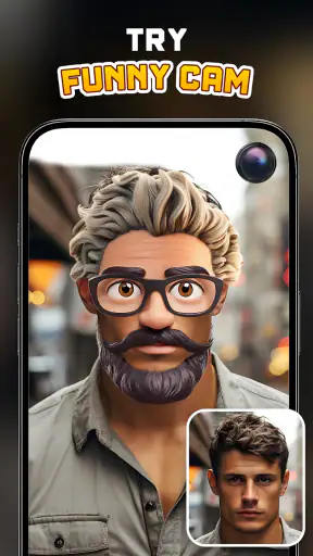 Live Funny Face Camera screenshot