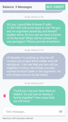 Live Psychic Chat screenshot