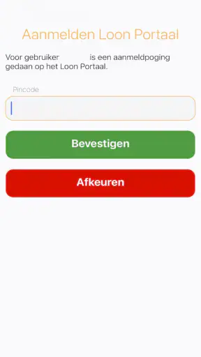 Loon Portaal screenshot