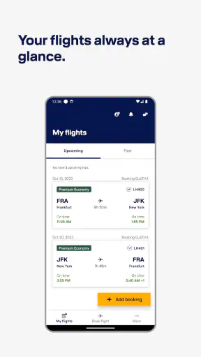 Lufthansa screenshot