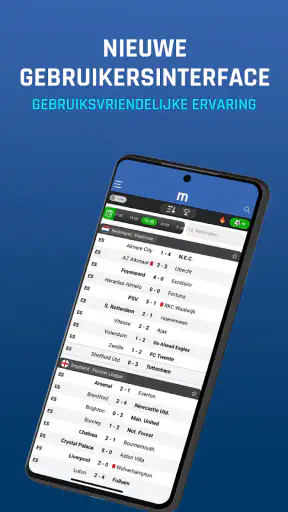 M Scores - Voetbal Uitslagen screenshot