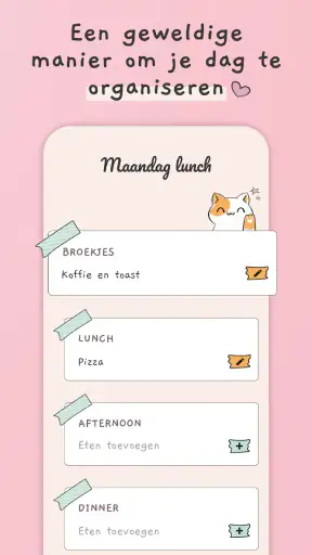 Maaltijdplanner-Wekelijks Plan screenshot
