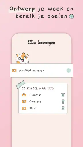 Maaltijdplanner-Wekelijks Plan screenshot