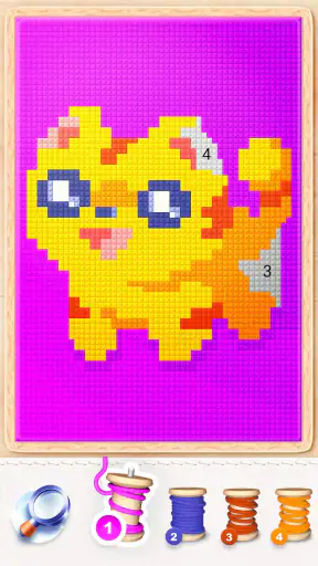 Magic Cross Stitch: Pixel Art screenshot