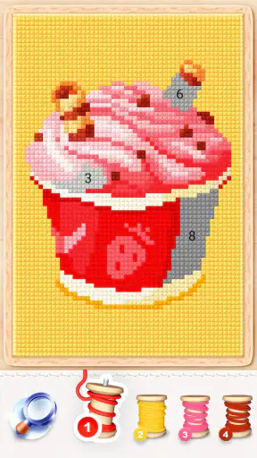 Magic Cross Stitch: Pixel Art screenshot