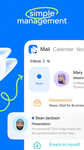 Mail.ru - E-mailapp screenshot