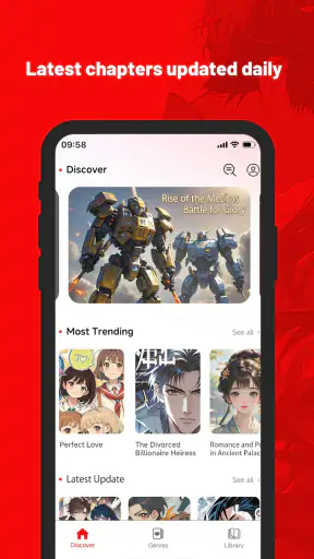 MangaHub screenshot