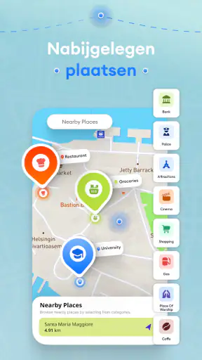 Map Drive - Radar, snelheid screenshot