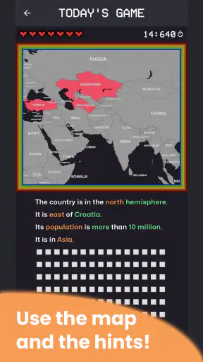 MapGame screenshot