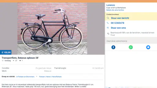 Marktplaats screenshot