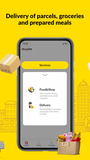 maxim — order a taxi & food screenshot