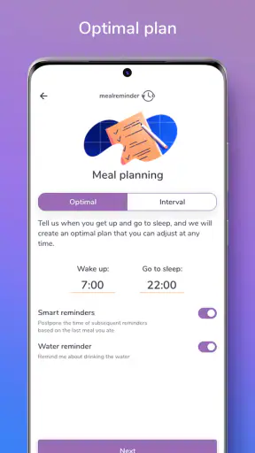 Meal Reminder - Weight Loss screenshot
