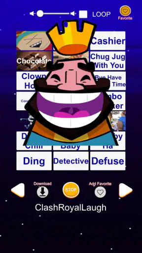 Meme geluidseffect soundboard screenshot