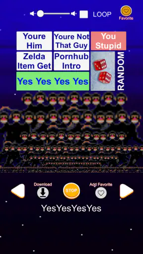 Meme geluidseffect soundboard screenshot