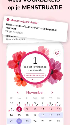 Menstruatie Kalender: Ovulatie screenshot