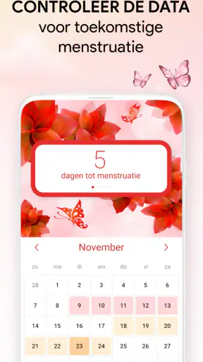 Menstruatiedagboek - Kalender screenshot