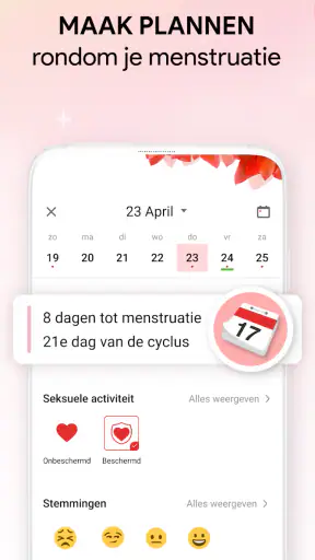 Menstruatiedagboek - Kalender screenshot