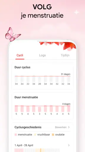 Menstruatiedagboek - Kalender screenshot