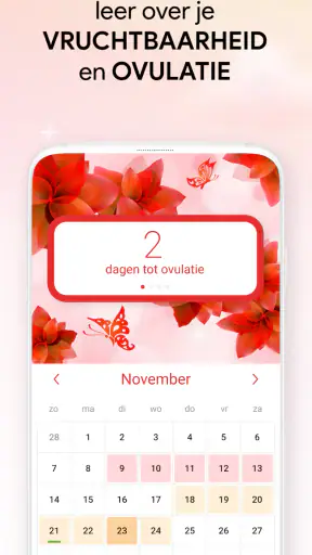 Menstruatiedagboek - Kalender screenshot