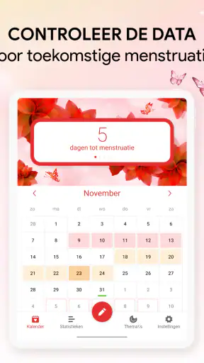 Menstruatiedagboek - Kalender screenshot