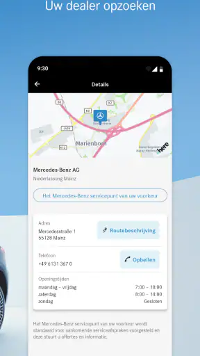 Mercedes-Benz Service screenshot