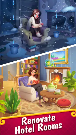 Merge Hotel Empire: Design screenshot