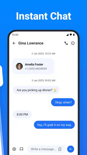 Messages screenshot
