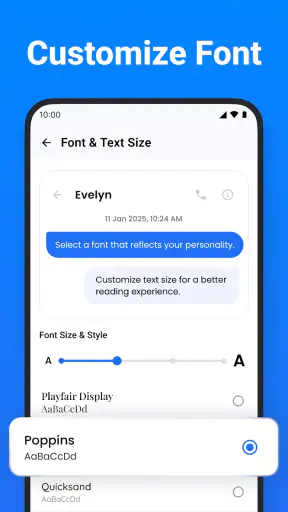Messages screenshot
