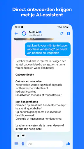 Messenger screenshot