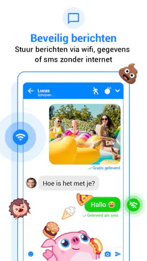 Messenger-sms - SMS-berichten screenshot