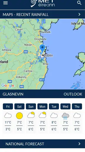 Met Éireann screenshot